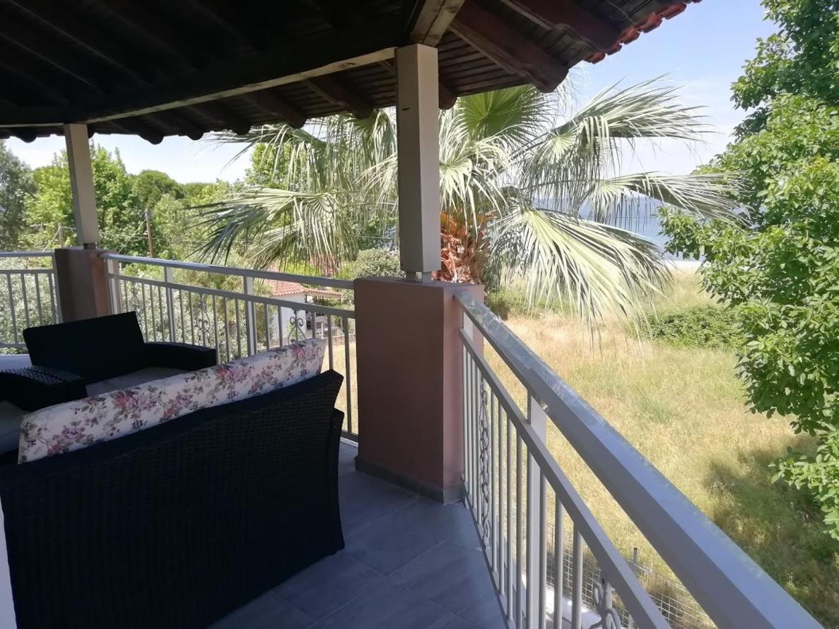 Villa Fotis View Paralía Skotínis Bagian luar foto